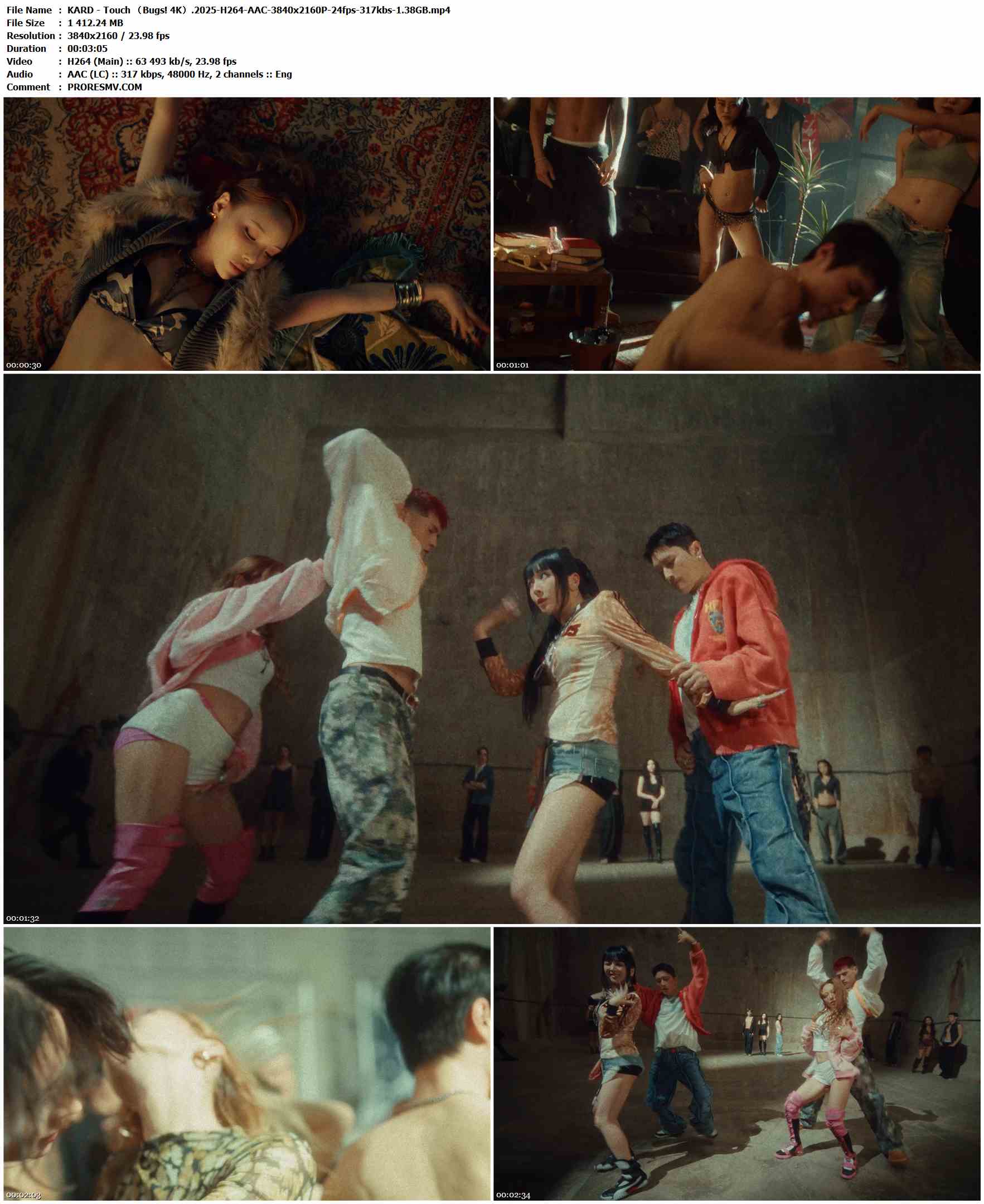 KARD - Touch （Bugs! 4K）.2025-H264-AAC-3840x2160P-24fps-317kbs-1.38GB官方MV_高清MV